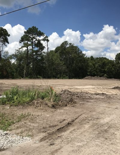 Commercial Metal Steel Buildings Construction Site in Progress