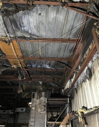 Industrial Metal Inside Ceiling