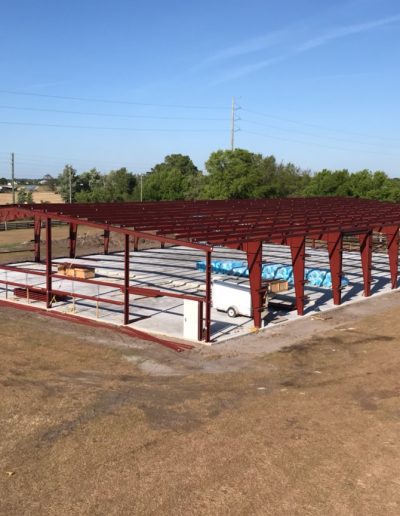 Red Steel Iron Building Service Florida