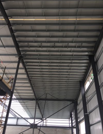 Custom Metal Roof Inside Storehouse Florida