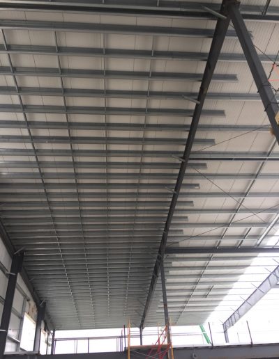 Custom Metal Roof Inside Storehouse Florida