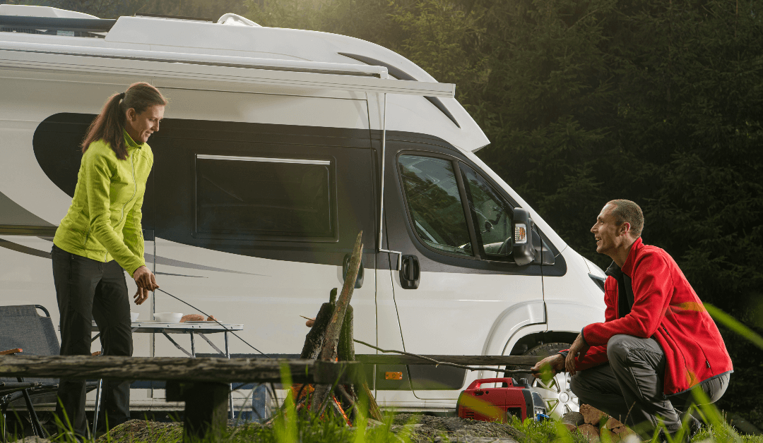 RV camper storage with Carolina carports